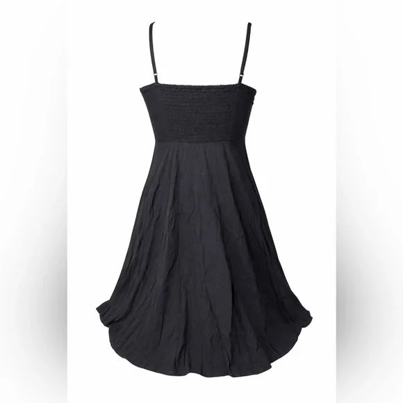 Old Navy Black Skater Dress - Picture 3 of 7